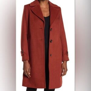 Sam Edelman Rust Pea Coat